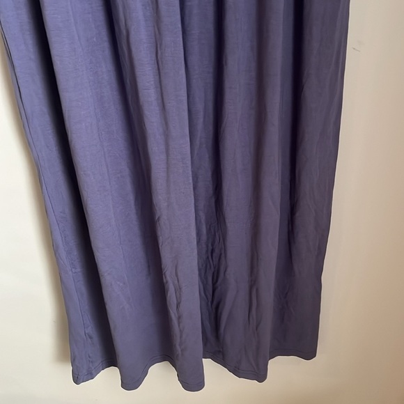 NWT GRECERELLE Short Sleeve Crewneck High Waist Casual Loose Long Dress - Picture 5 of 7